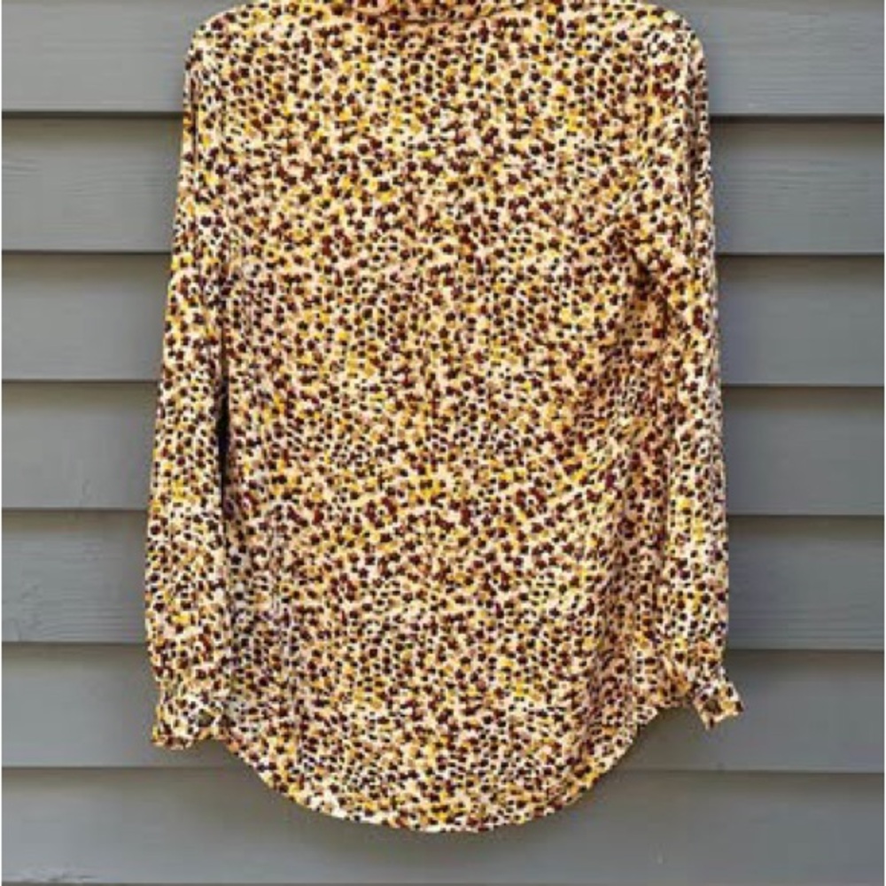 CABI #4241 Autumn Superstar Shirt Blouse Collared Popover Size XS - Picture 2 of 5